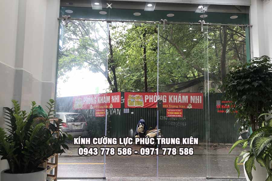 kính cường lực cho mặt tiền